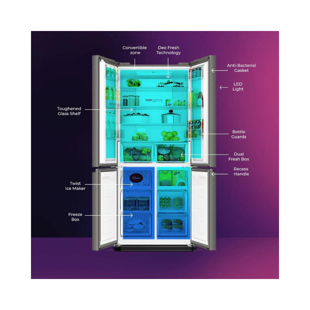 Haier_520L_Inox_Steel_4Door_Side_by_ Side_Refrigerator_