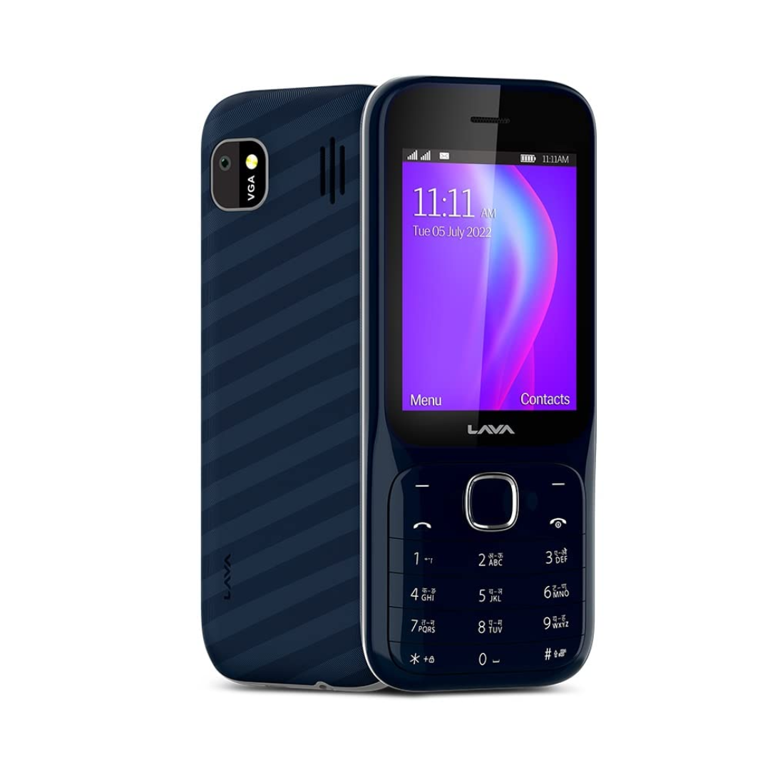 Lava Gem Power Dual Sim Keypad Phone (2.8" Display, Camera & Flash) | 2575mAh Smart AI Powerful Battery | Wireless FM & Recording | 7-Language Support| Stereo Speakers | Call Recording