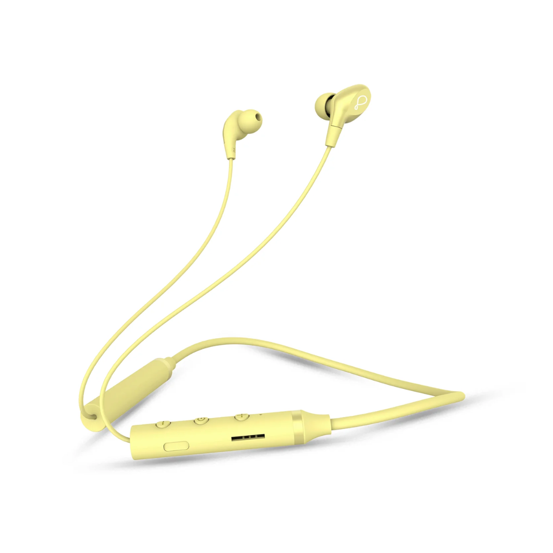 Pebble Flex Air Bluetooth Neckband - Yellow