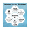 Samsung 1.5, 3 Star Ton,Bespoke AI WIndFree Inverter Split AC