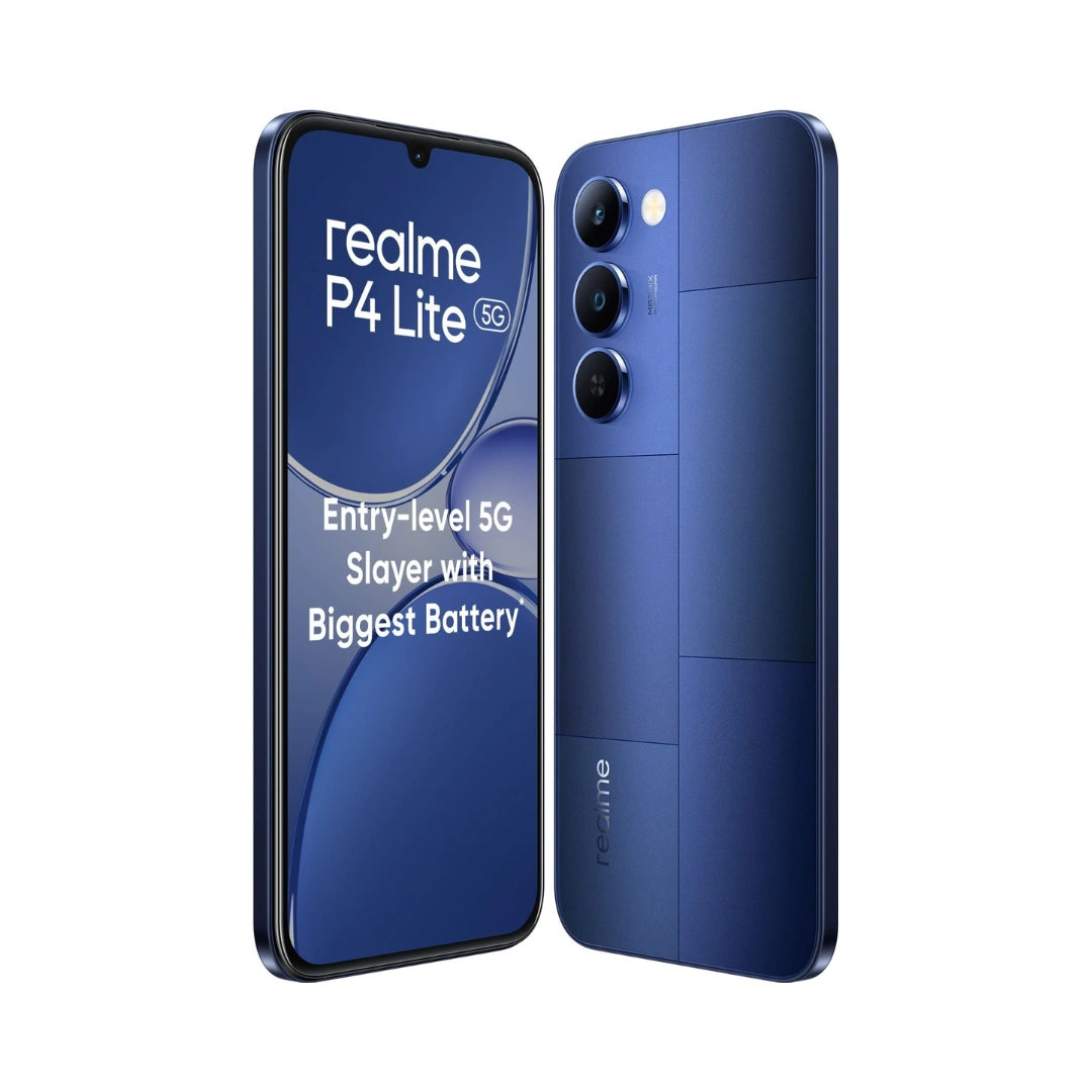 Realme P4 Lite 5G | 6.8inch IPS LCD Display | 144Hz Refresh Rate | MediaTek Dimensity 6300 | 13MP Rear Camera | 5MP Front Camera | 7000mAh Battery | LPDDR4X Memory Technology