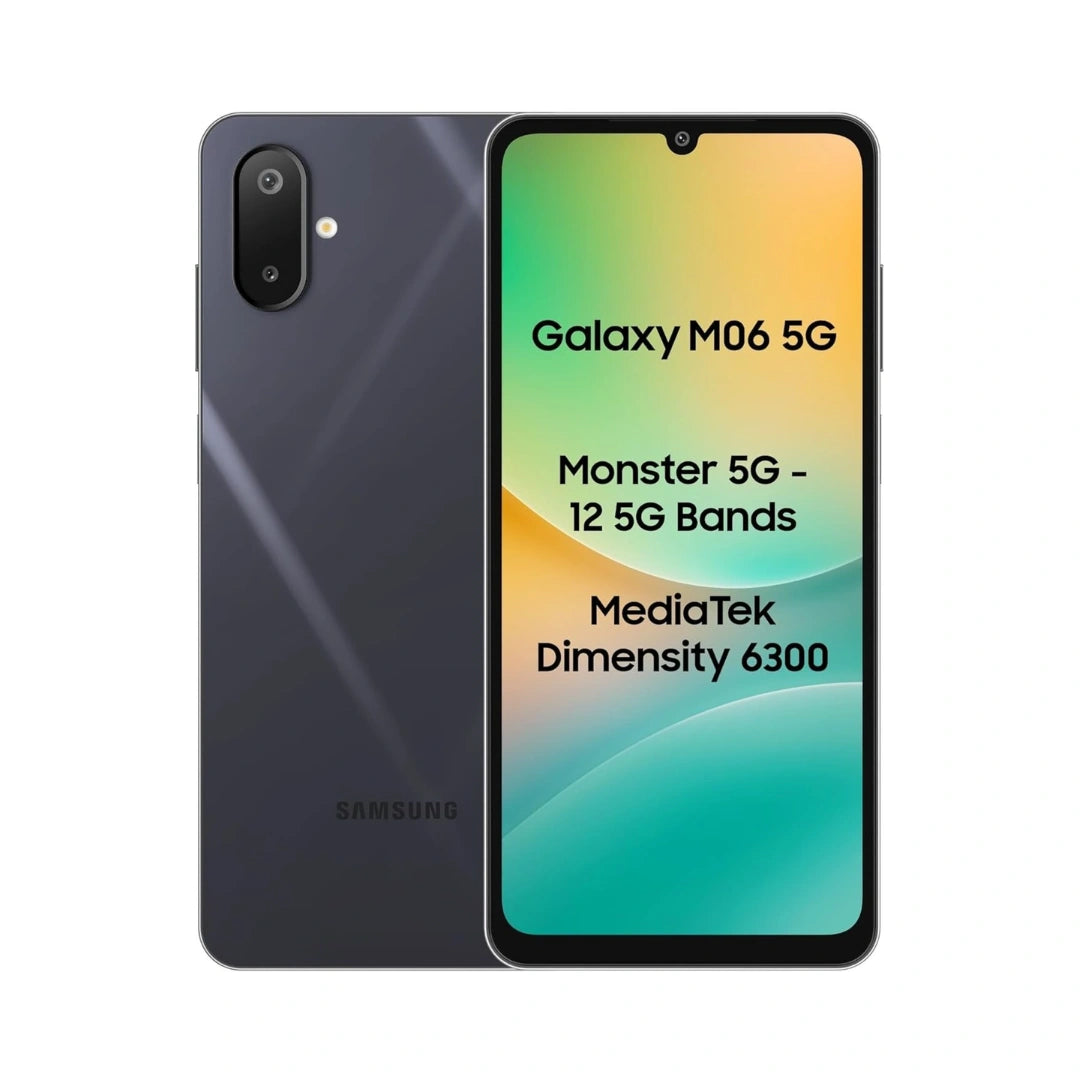 Samsung Galaxy M06 5G | 6.74 Inches Display |  MediaTek Dimensity 6300 | 5000 mAH Battery | 8MP Front Camera