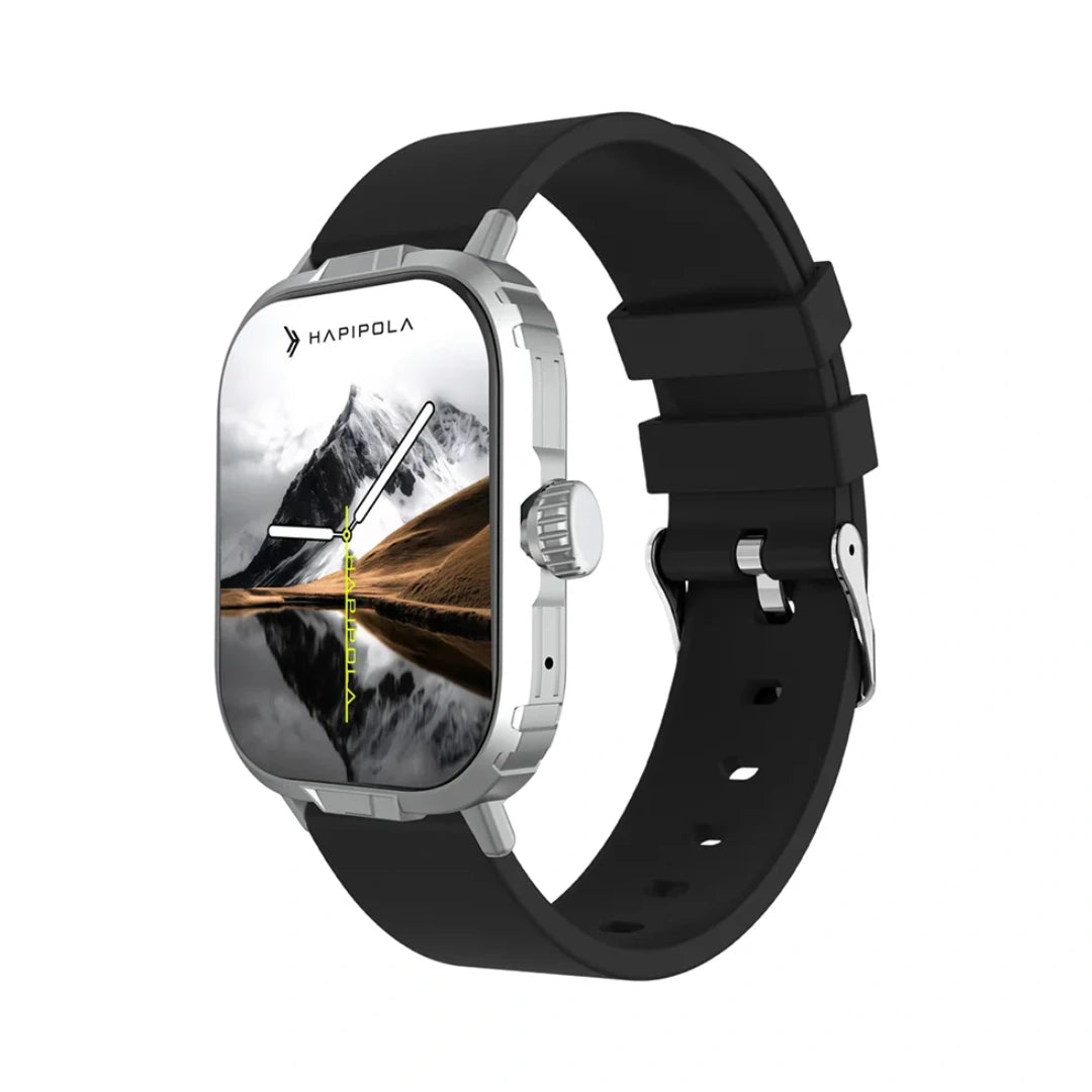 HAPIPOLA PRO X | 2 inch Full Touch Color Display | Bluetooth Calling Supported | Multiple Sports Modes |  Magnetic / USB Charging
