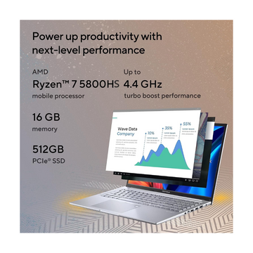 Asus Vivobook 16X Laptop - AMD Ryzen 7 5800HS CPU