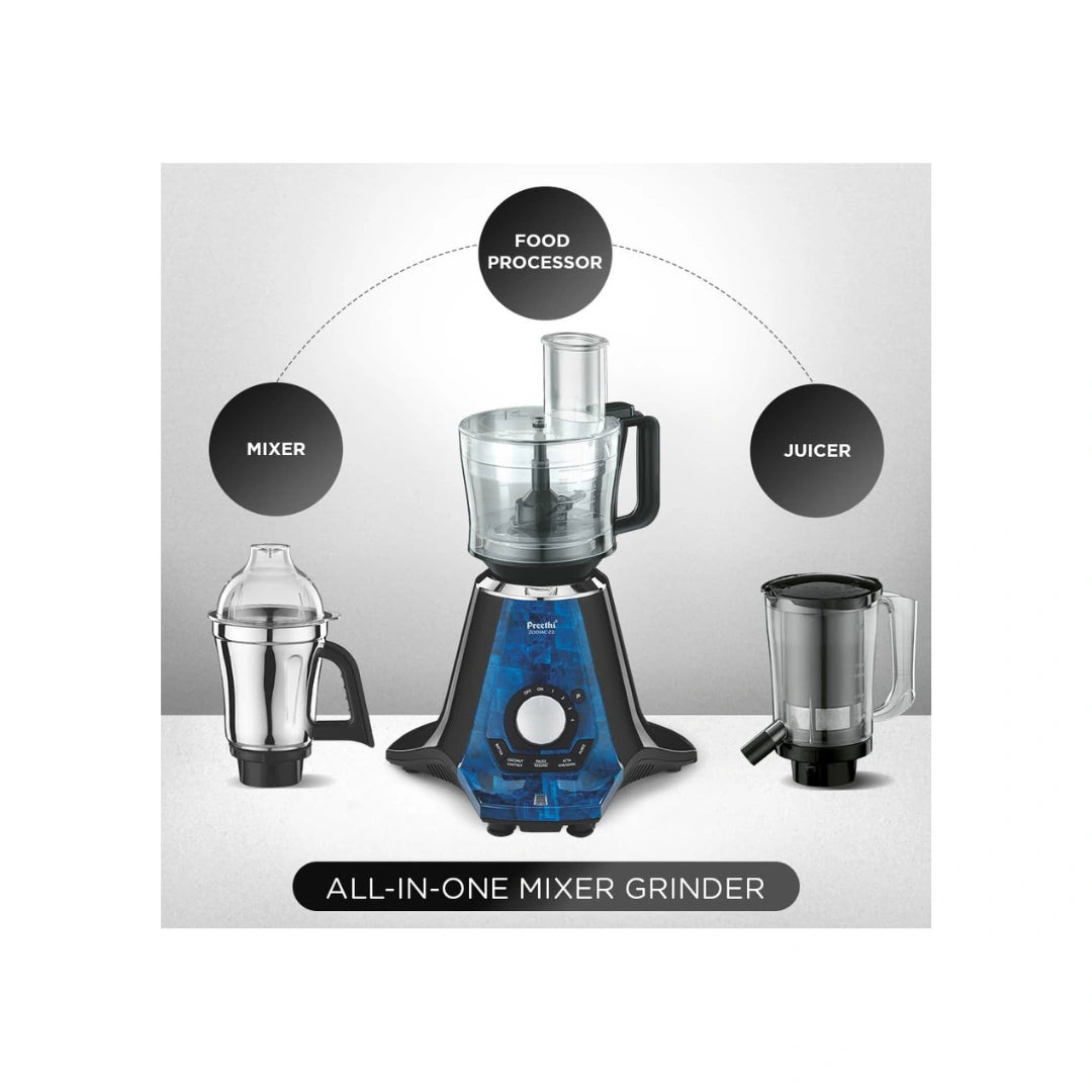 Preethi Zodiac 2.0 MG-255 Mixer Grinder |  India's No 1 Mixer-Grinder | Master Chef + Jar for food processing capabilities