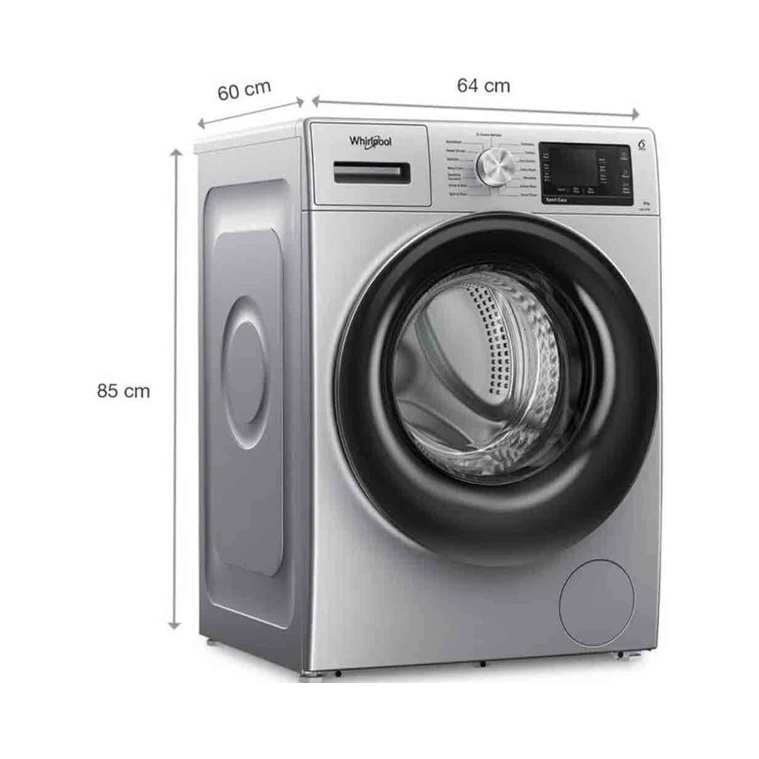 Whirlpool Xpert Care 8kg 5 Star Front Load Washing Machine | Ozone Air Refresh Technology | SteamWash Technology | LED + Touch