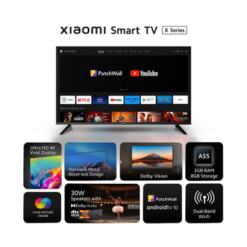 Redmi X Series 43 inches - Smart TV - Features