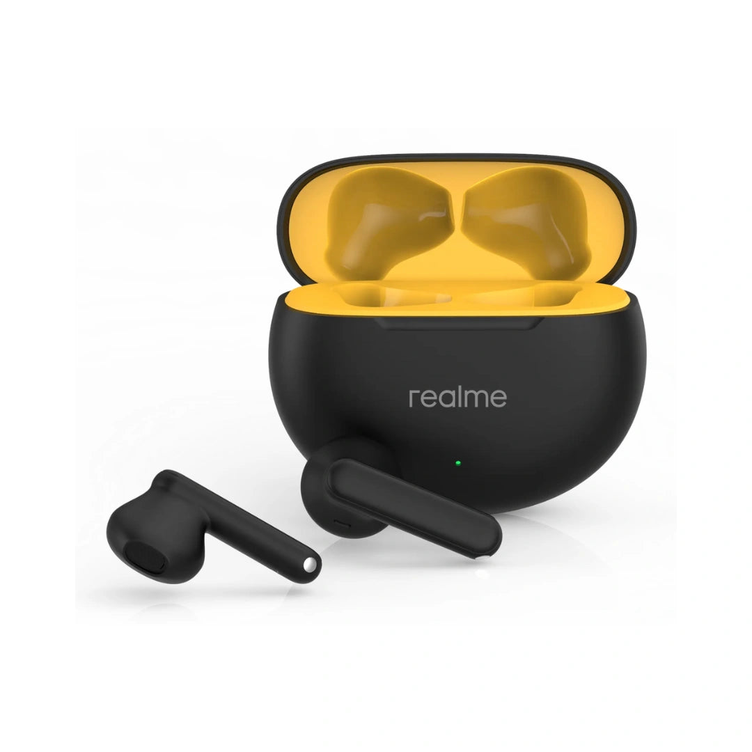 Realme Buds T01 TWS | Smart Touch | 28hrs Total Playback | PET Diaphragm | 88ms Super-Low Latency | AI Environmental Noise Cancellation | Google Fast Pairing | IPX4 Water Resistance