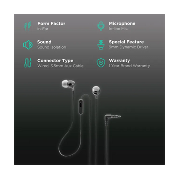 Sony (MDR-EX14AP) Wired Earphone - Specifications