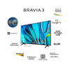 Sony BRAVIA 3 Series (55 inches) 4K Ultra HD AI Smart LED Google TV | 4K HDR Processor X1 | Dolby Audio 20 Watts | 178 Degrees Viewing Angle