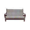 Heritage Meanwal 3 + 1 + 1 Teakwood Sofa | Premium Fabric | Teak Wood |