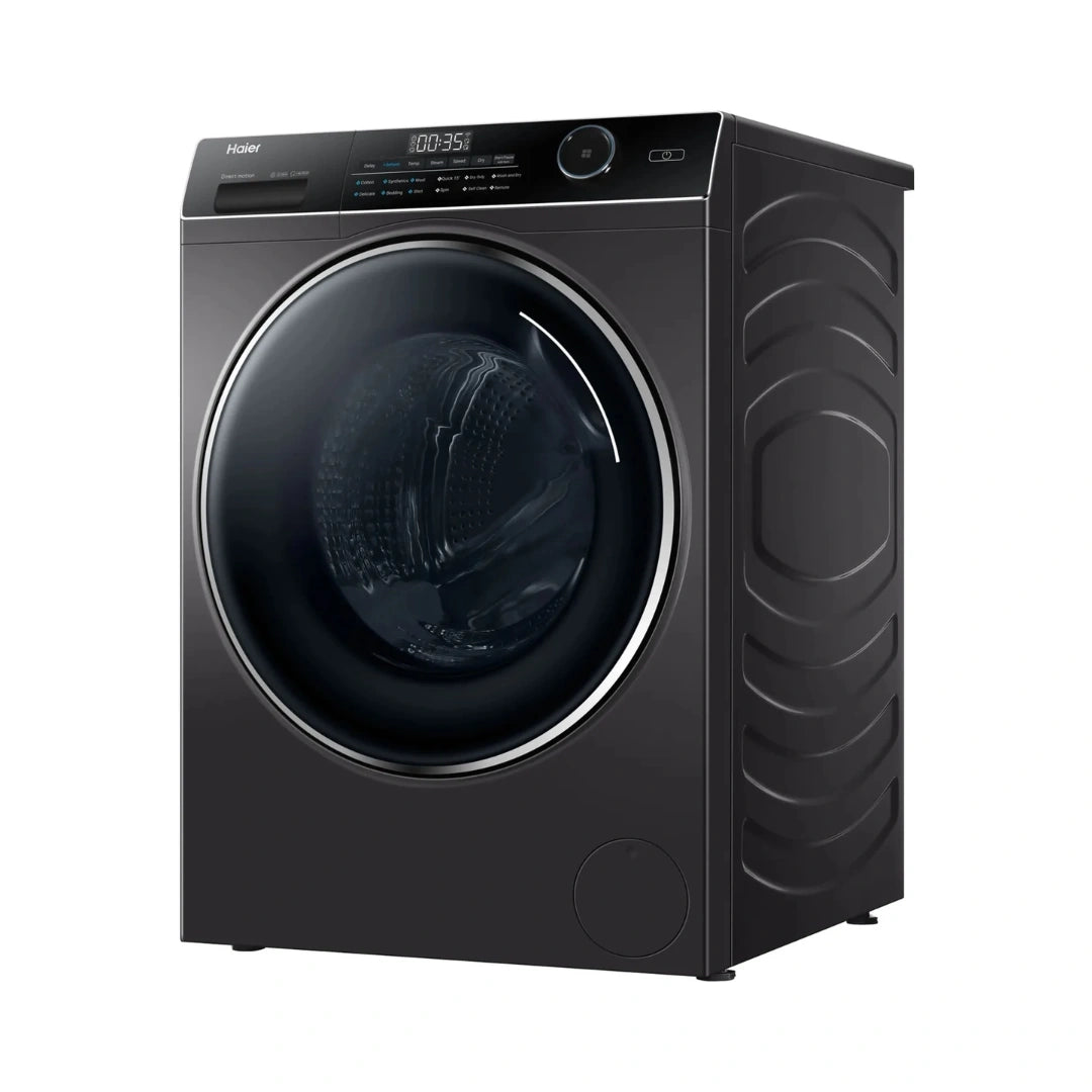 Haier 9 Kg Direct Motion Motor Fully Automatic Front Load Washing Machine | 1400 RPM Higher Spin Speed | Lower Drying Time