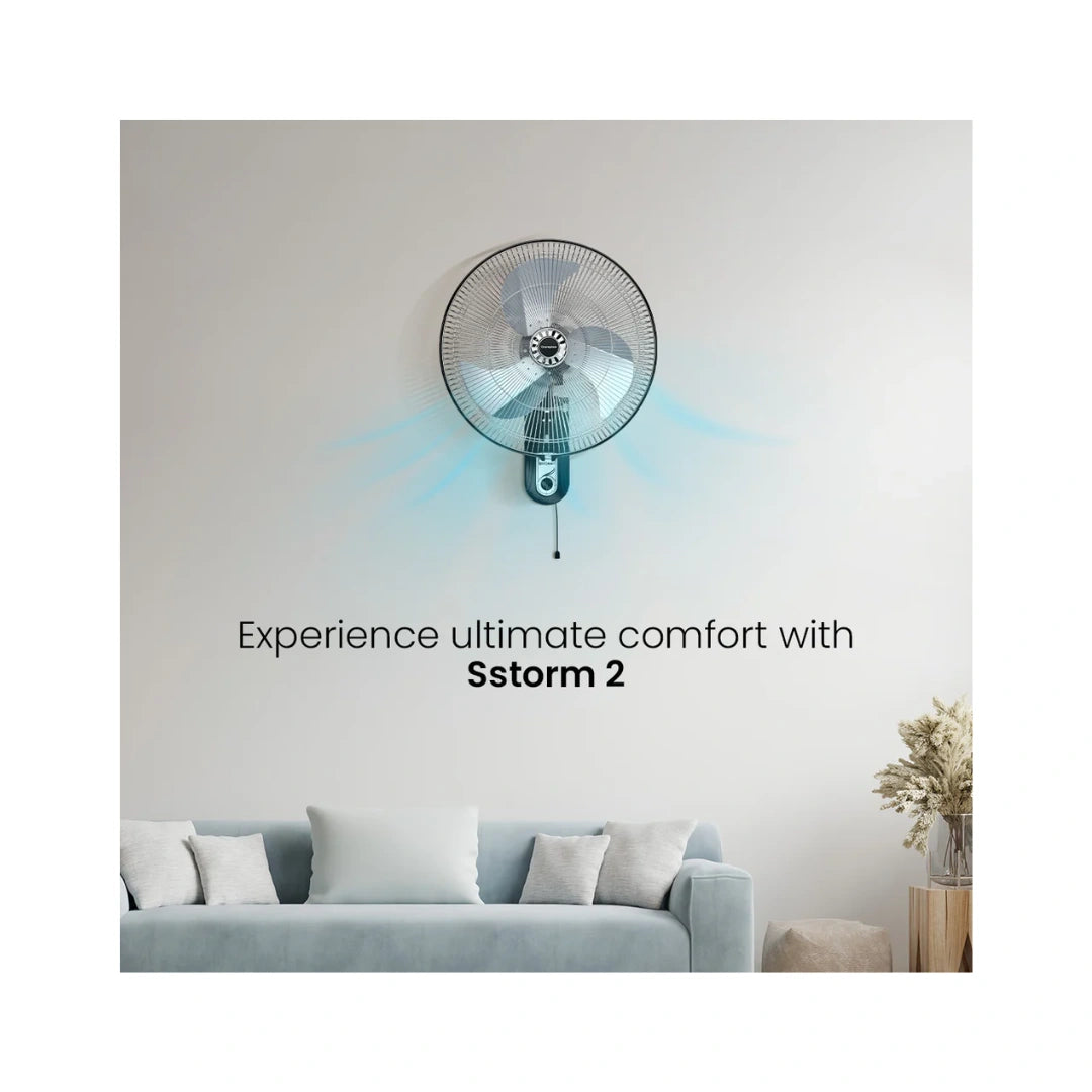 Crompton Wall Mount Fan | 45 degree Tilting Angle |