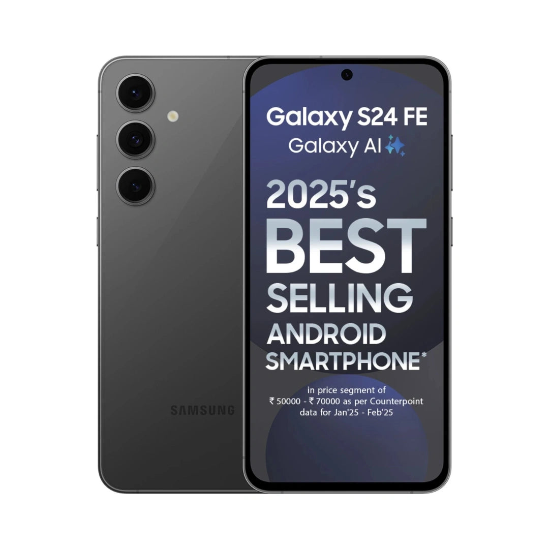 Samsung Galaxy S24 FE 5G AI Smartphone | 6.7 inches AMOLED Display | 50MP Triple Rear Camera| 4700mAh Battery | 10MP Front Camera