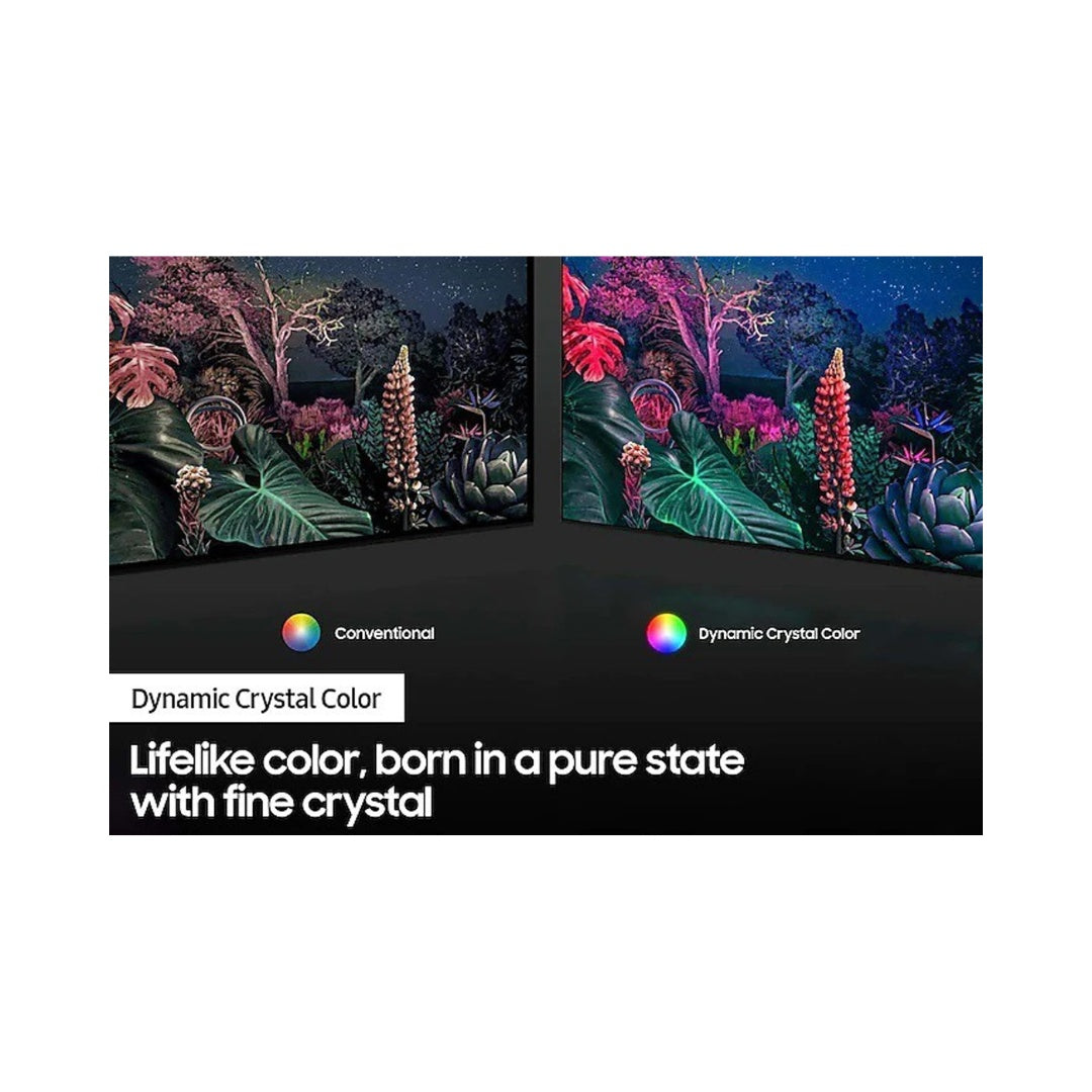 Samsung (75) Crystal 4K UHD Smart TV | Picture Engine - Crystal Processor 4K | HDR 10+ Support |  Sound Output (RMS) - 20 w  |  Motion Technology - Motion Xcelerator