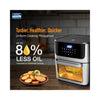 KENT Digital Air Fryer Oven 12L | 10 Preset Menus Bake, Grill & Roast | Digital Display & Touch Control Panel | Dehydration & Rotisserie Function