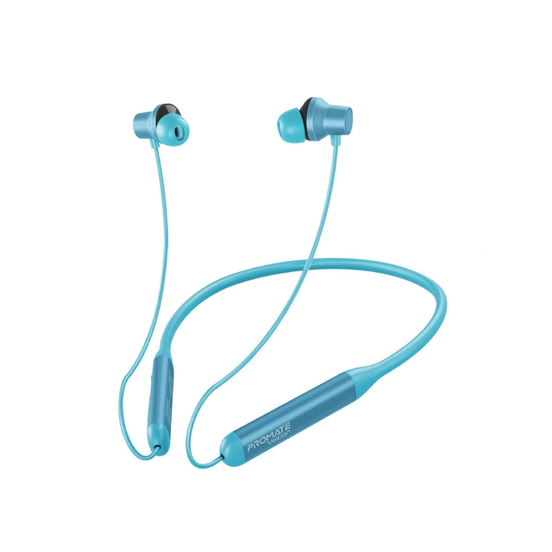 PROMATE VELCON Neckband | Active Noise Cancellation (ANC) | IPX4 Water Resistance | Super Stereo Sound | Dual Mode | Ambient Sound Mode