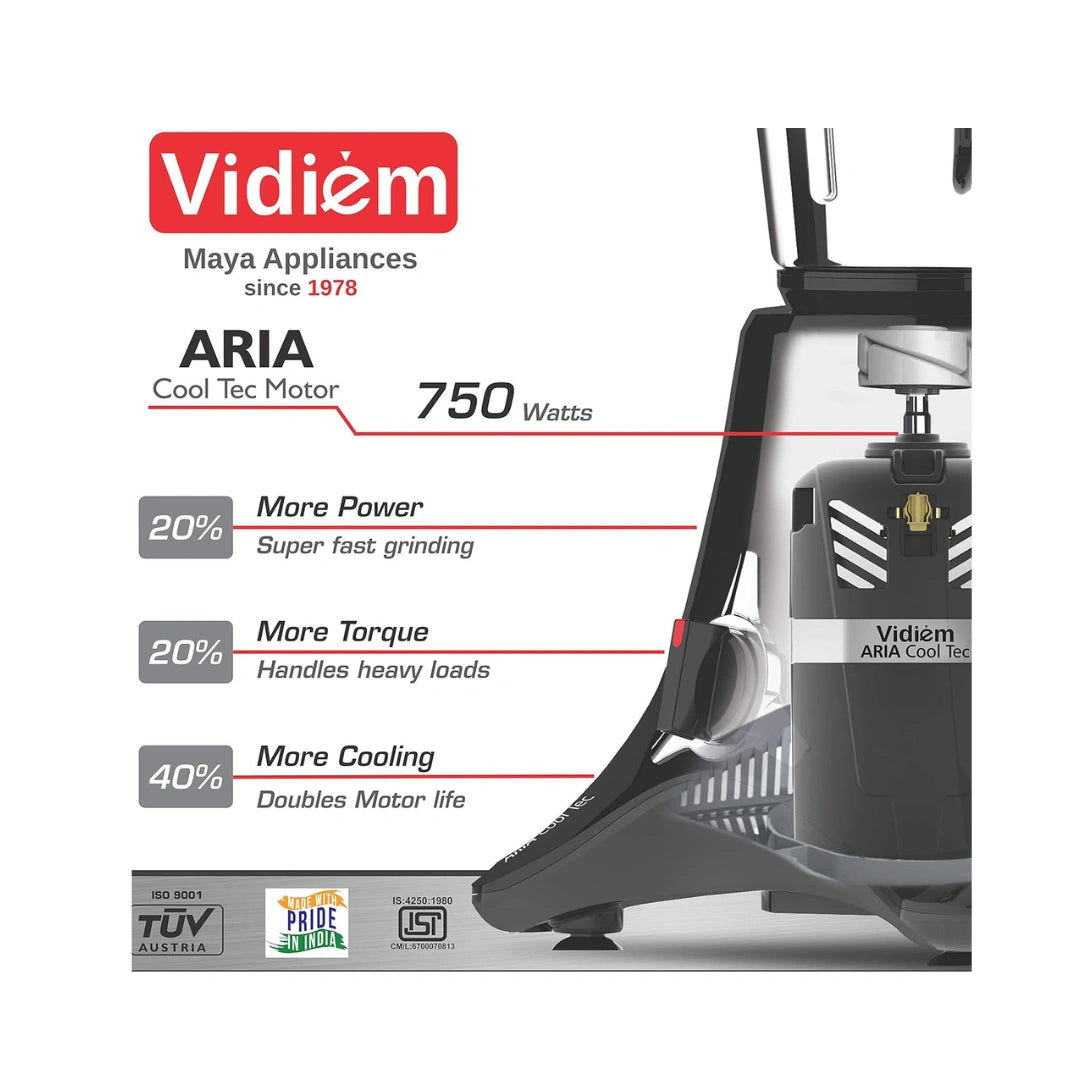 Vidiem MG 518 A VSTAR Premium 750 Watts Juicer Mixer Grinder | 5 Cool Features |  5 Different Jars