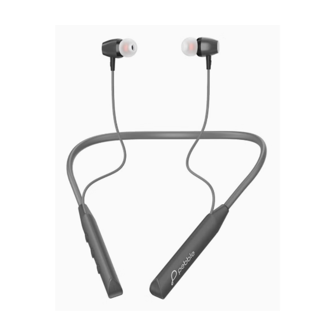 Pebble Flex Buzz Bluetooth Neckband - Grey