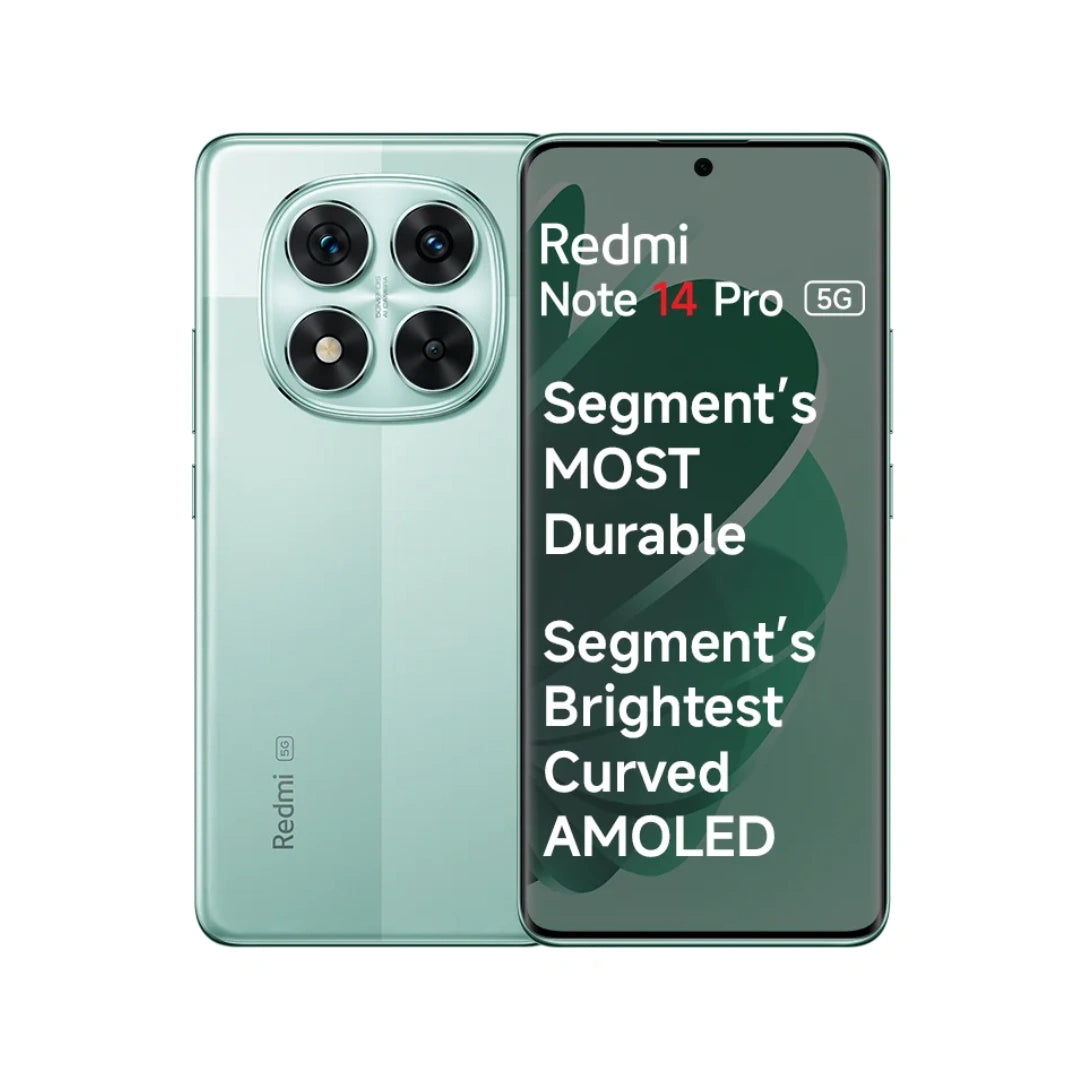 Redmi note 14 Pro 5G | 3D Curved AmOLED Display | MediaTek 7300 Ultra Chipset | 5500mAh Si/C Battery | Triple Camera Mobile