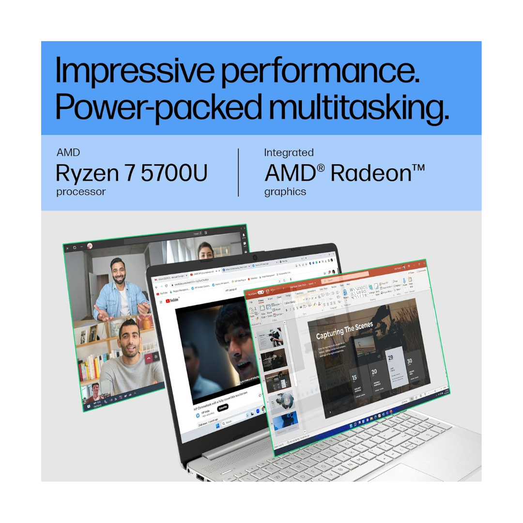 HP 15s-EQ2084AU - Laptop - Ryzen 7-5700U Processor