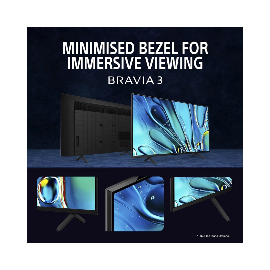 Sony BRAVIA 3 Series | 75 inches 4K Ultra HD AI Smart LED Google TV | 4K HDR Processor X1 | Google Assistant | Apple Airplay | Apple Homekit | Alexa | Dolby Audio