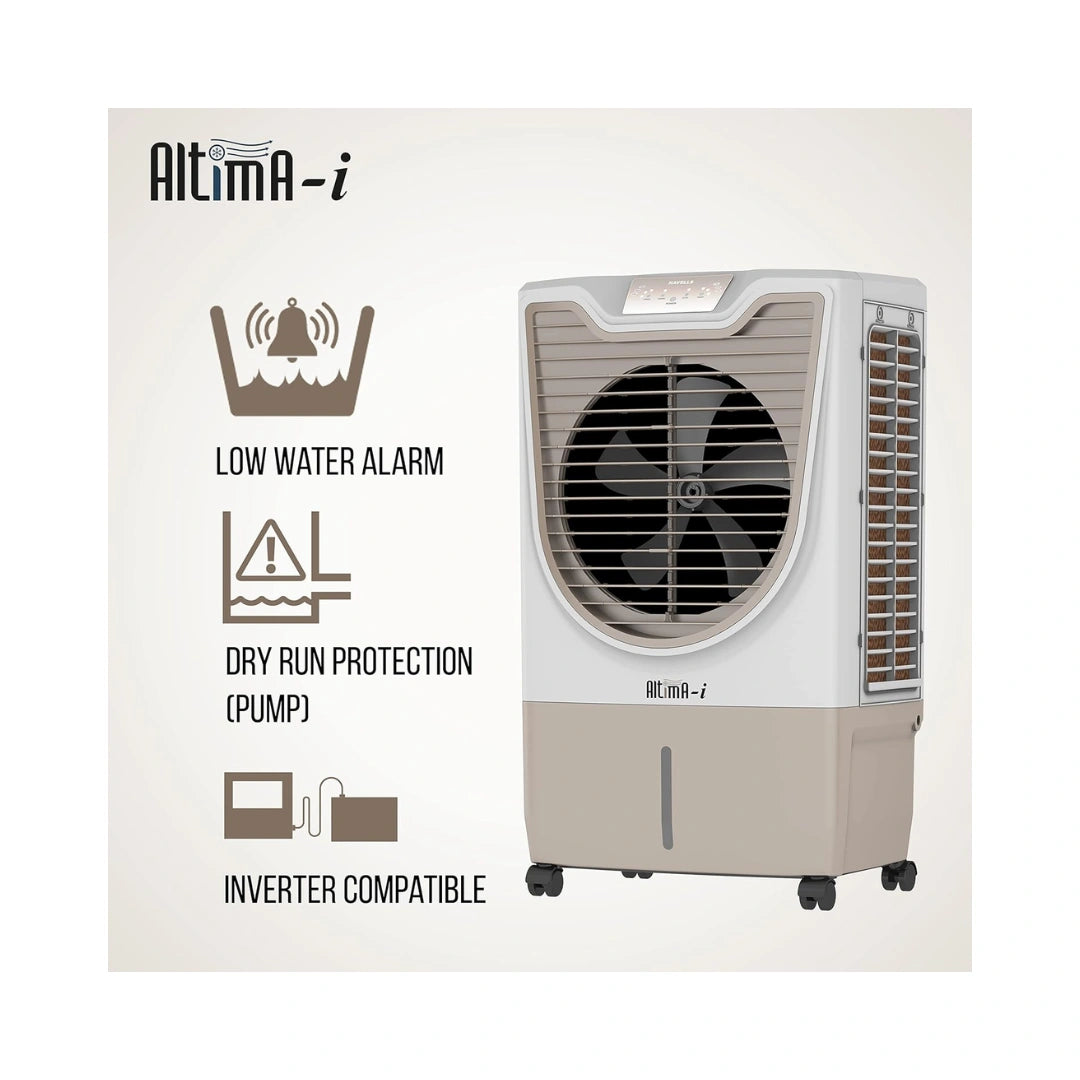 Havells Desert Air Cooler 70 liters | 35 ft Air Throw | ‎Auto Drain | Dust Filter|