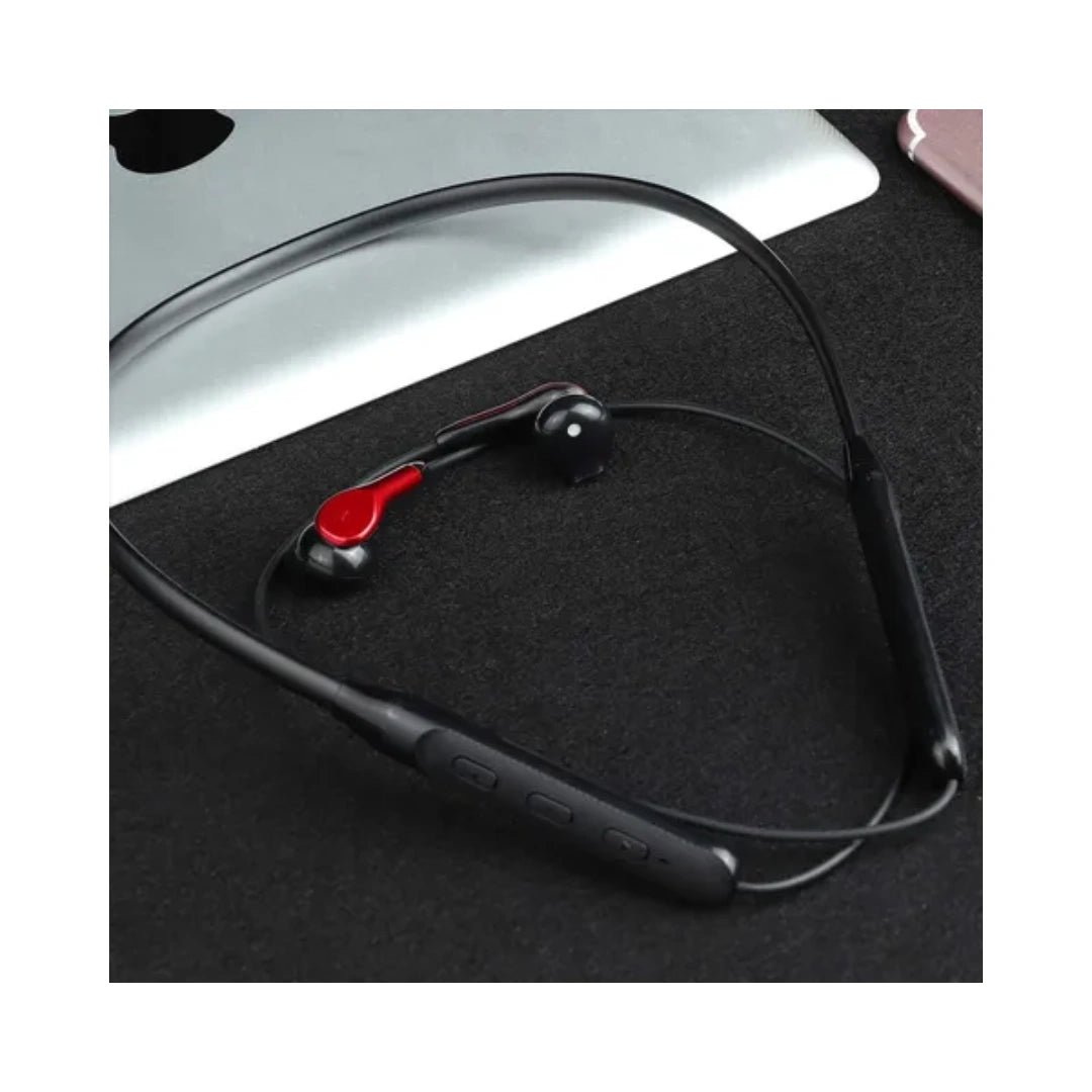 GIZMORE MN220 Neckband | IPX4 Water Resistance | Active Noise Cancellation | High Bass Sound | 360 degree Surround Stereo Sound