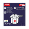 ‎ Prestige 2LTR POP PLUS ALU OUTER SVACHH LID Outer Lid Pressure Cooker | Deep Lid- Controls Spillage | Metallic Safety Plug | Controlled Gasket-release System | Highest Safety- ISI Certified