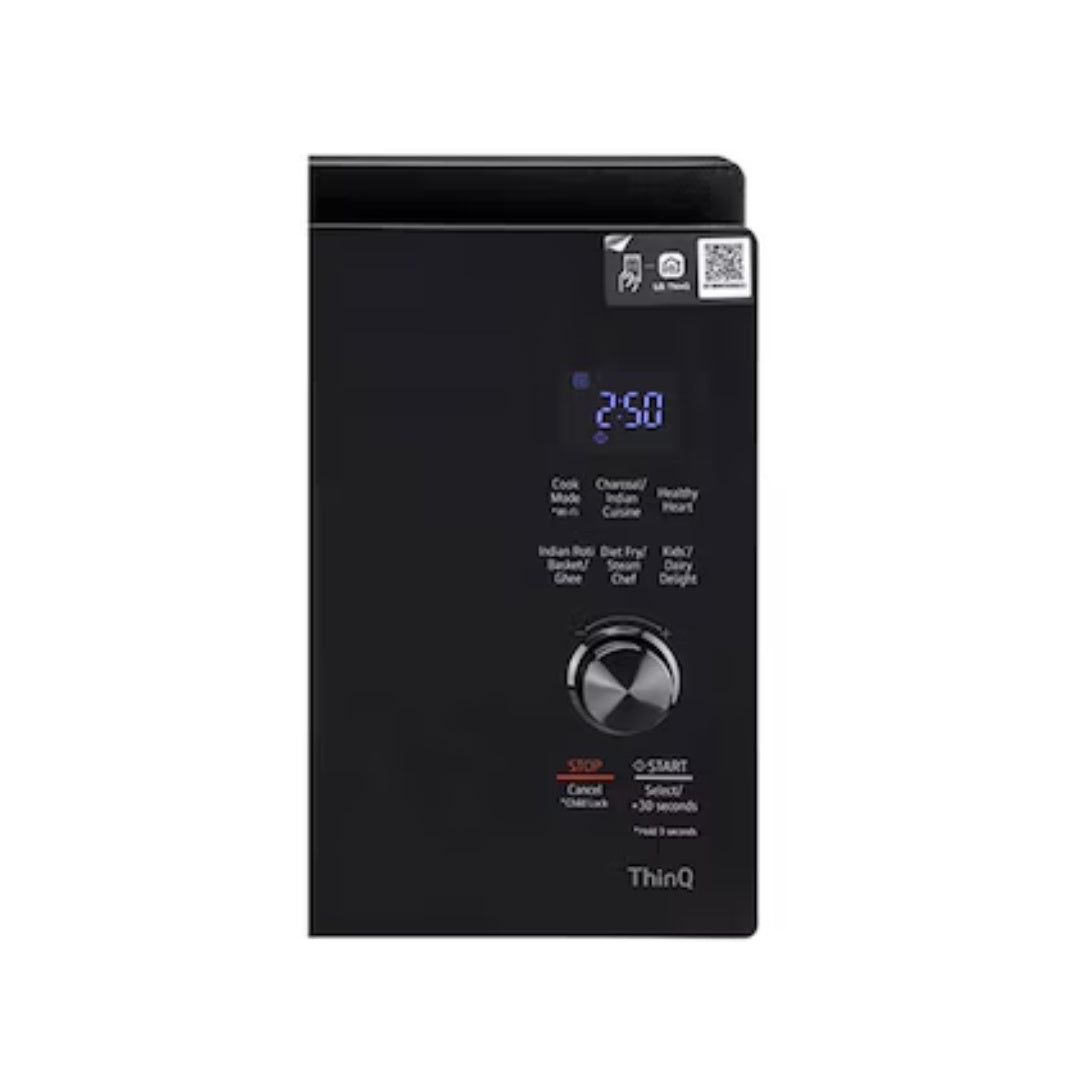 LG 28 L Wi-Fi Enabled Microwave Oven | Charcoal Lighting Heater + convection cooking | Wi-Fi enabled with LG ThinQ app | User-friendly controls | Motorized 360° rotisserie