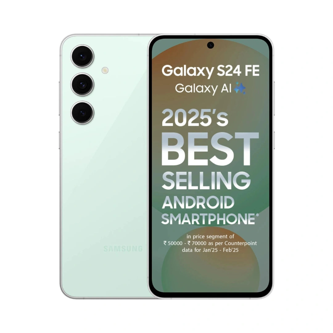 Samsung Galaxy S24 FE 5G AI Smartphone | 6.7 inches AMOLED Display | 50MP Triple Rear Camera| 4700mAh Battery | 10MP Front Camera