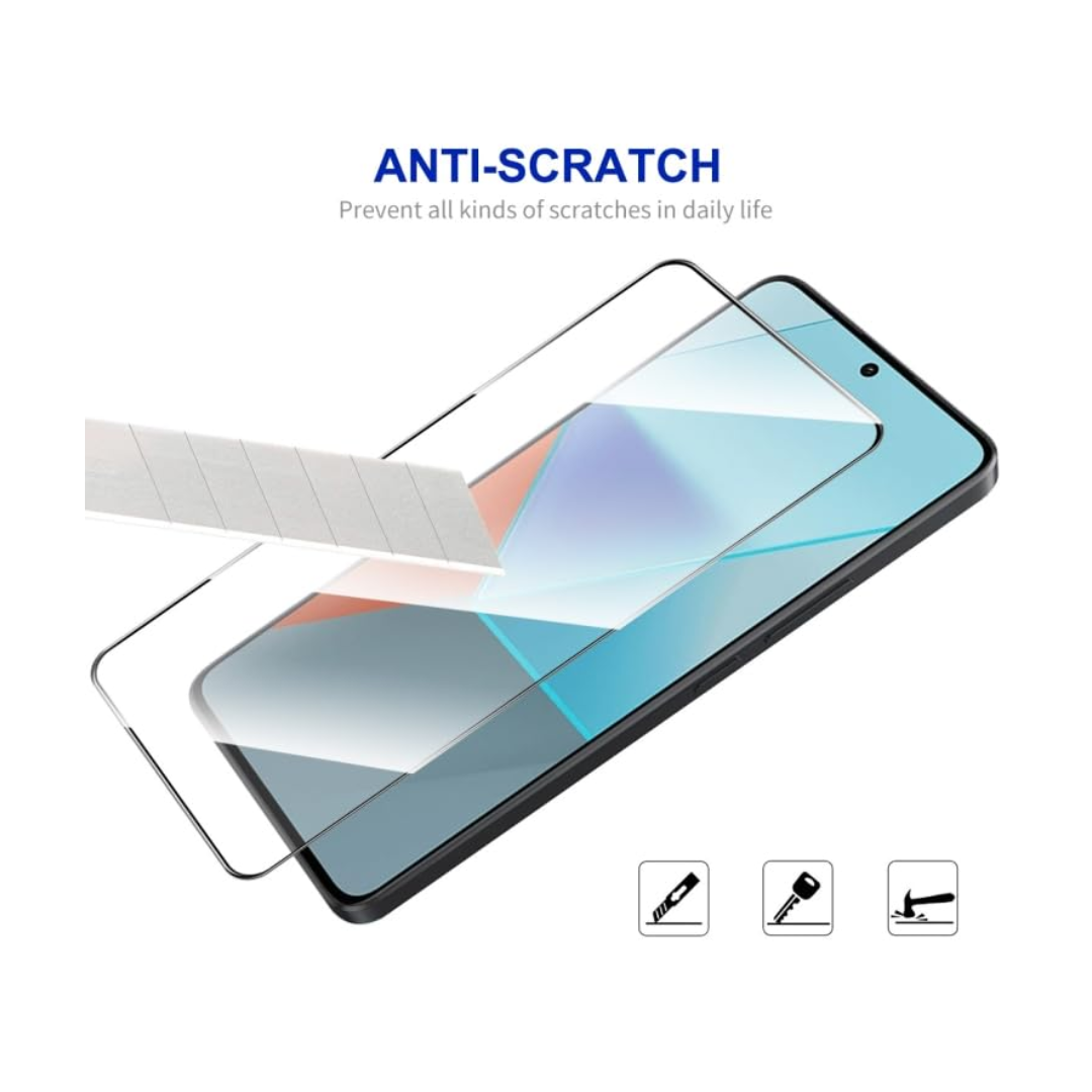 Redmi Note 13 Pro 5G - Full Tempered Glass - Anti Scratch