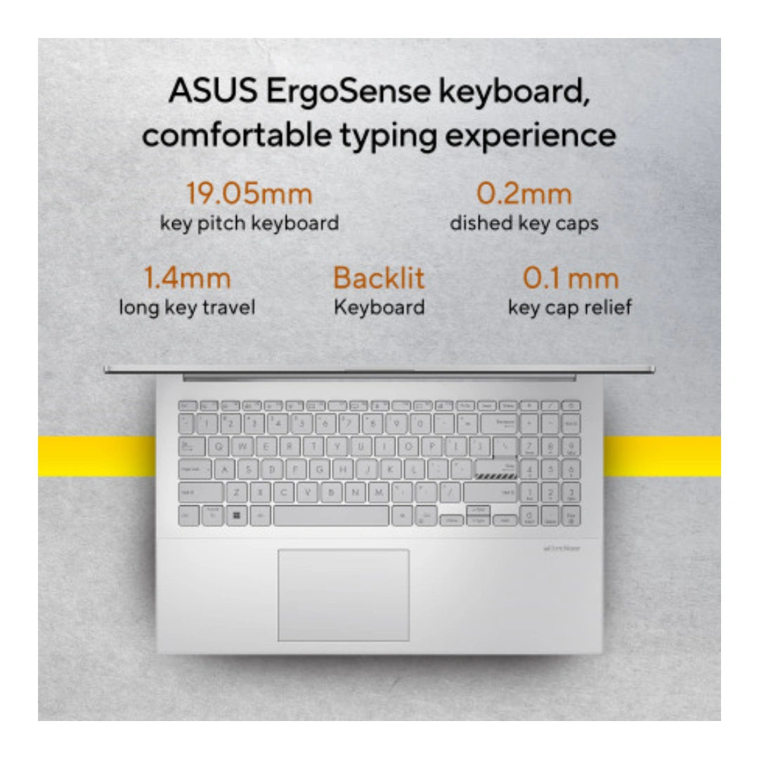 ASUS E1504FA-LK541WS(AMDRyzen™57520U/16GB/512GB/15.6-inch/OLED16:9/CoolSilver/Win11Home/MSOffice:LAPTOP