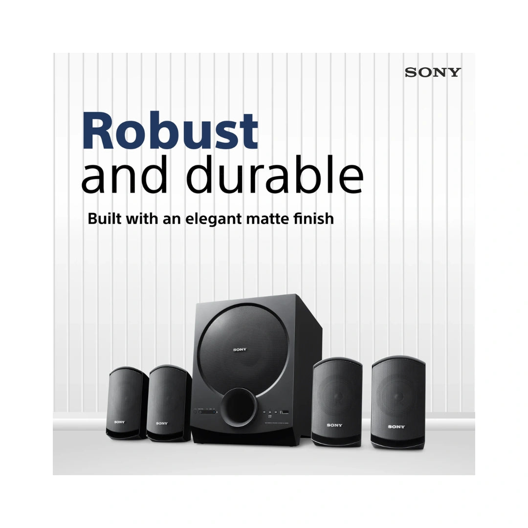 SONY | 4.1ch Home Theatre PC Speaker system with Powerful Subwoofer | 100 W Bluetooth Home Theatre | Wireless, Bluetooth