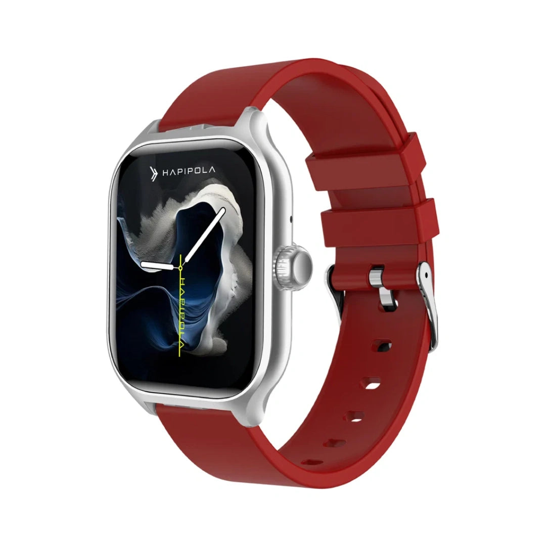 Hapipola Barrel | 2-inch High-Definition (HD) Full-Touch Screen | Upto 5000 nits Display Brightness | Multi-Sport Modes for Workout Tracking