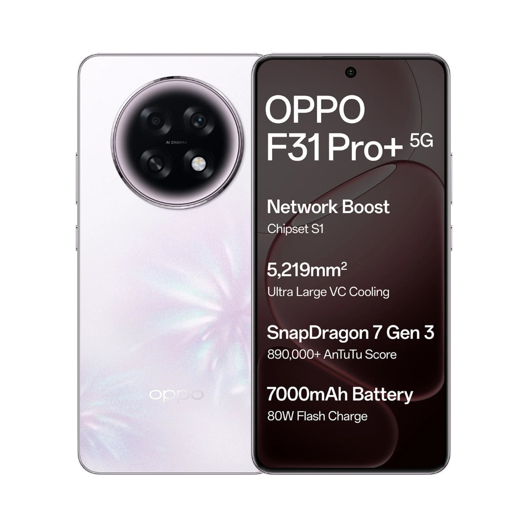Oppo F31 Pro Plus |6.8 inches Display AMOLED Display | 50 MP Rear Camera | 32 MP Front camera | 7000 mAH Battery