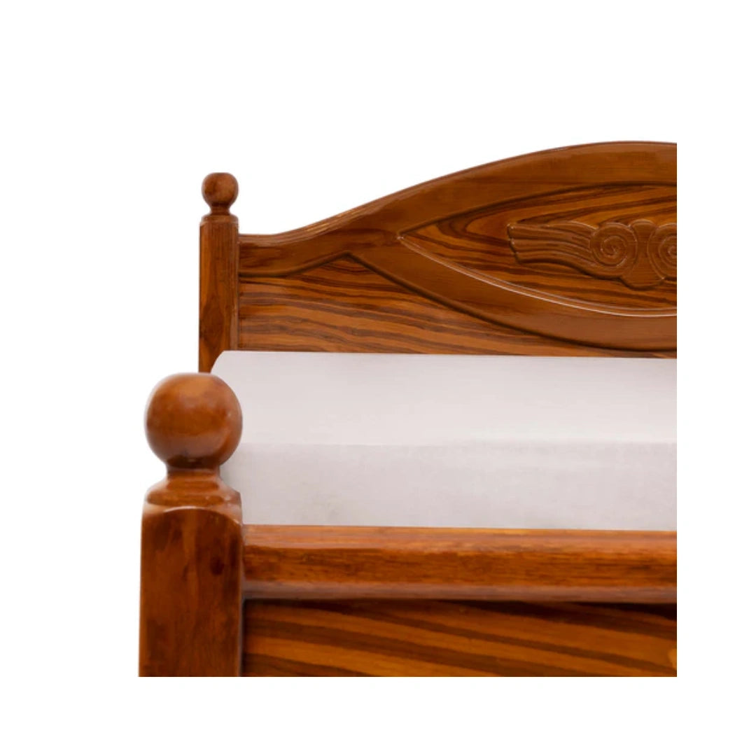Heritage Rex Queen size 5 + 6.25 | Teakwood  | Queen Bed |