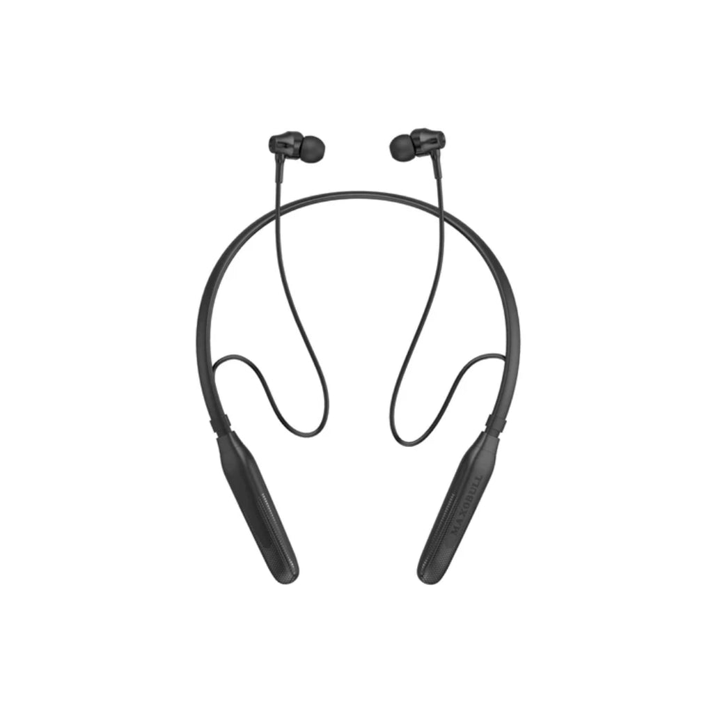 Maxobull Neo Neckband | 280mAh Capacity | 50hrs Music | 17hrs Talk | 250hrs Standby | 2hrs Charging Time | HD Microphone for Clear Voice Quality
