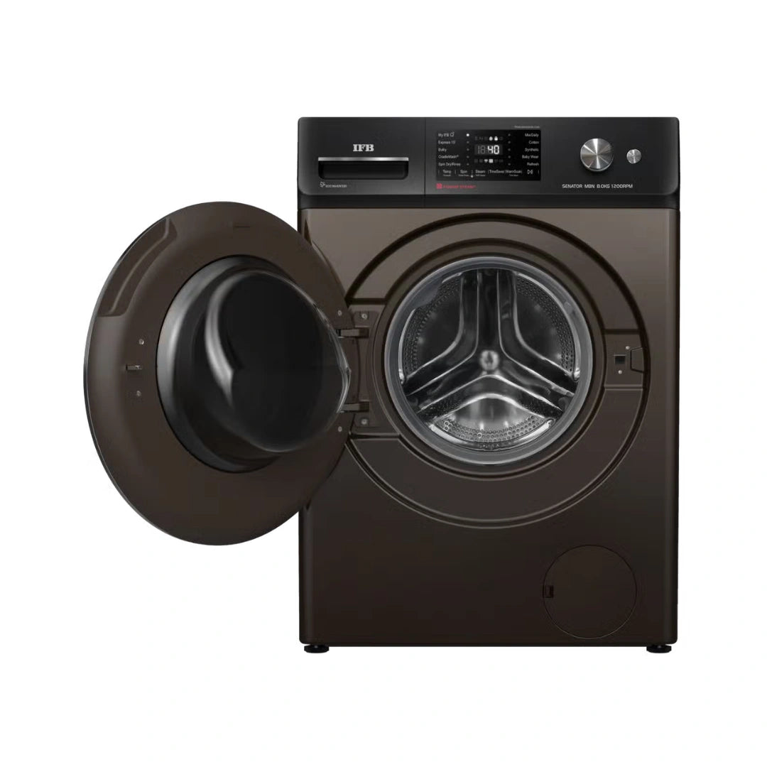 IFB 8kg Deep Clean Front Load Washing Machine | 1200 RPM High-Speed Spin | AI Technology With 9 Swirl Wash Mimics | Wi-Fi and Voice Control Enabled