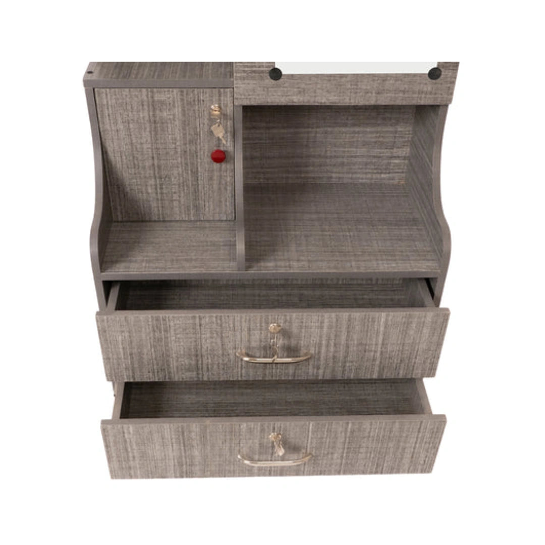 Goodwood SB-002 Dressing Table | Particle Board Frame Material | Engineered Wood Top