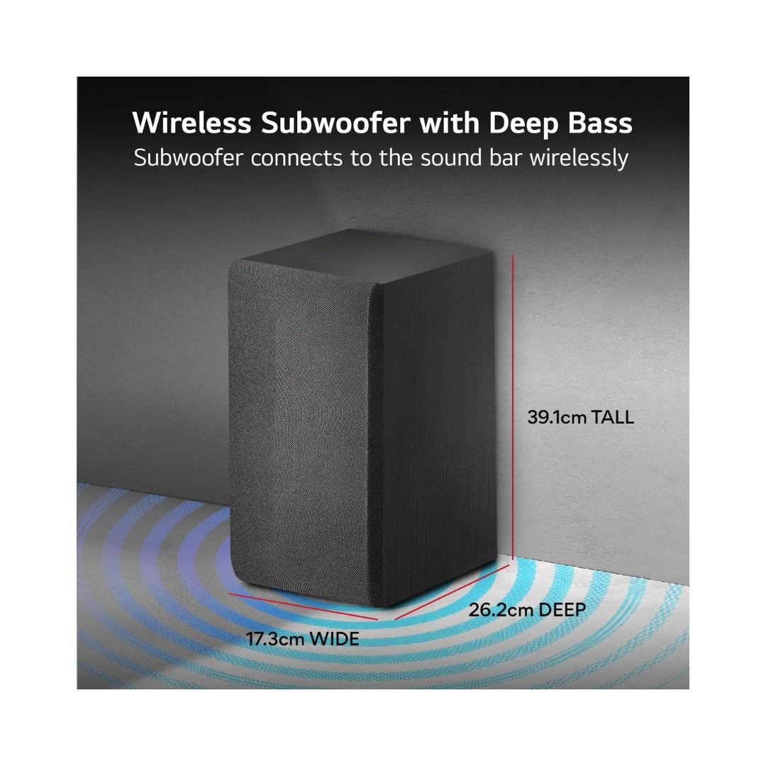 LG Soundbar for TV featuring Bluetooth Streaming and Surround Sound Speakers | DTS Digital Surround | Dolby Digital