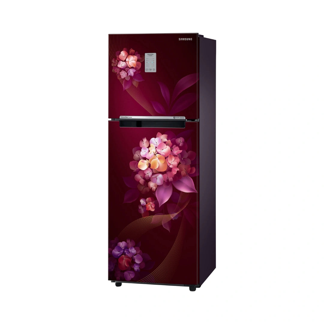 Samsung | 236L 2 Star | Inverter 3 In 1 Double Door Refrigerator | Digital Inverter Compressor | Auto fridge defrost to stop ice-build up