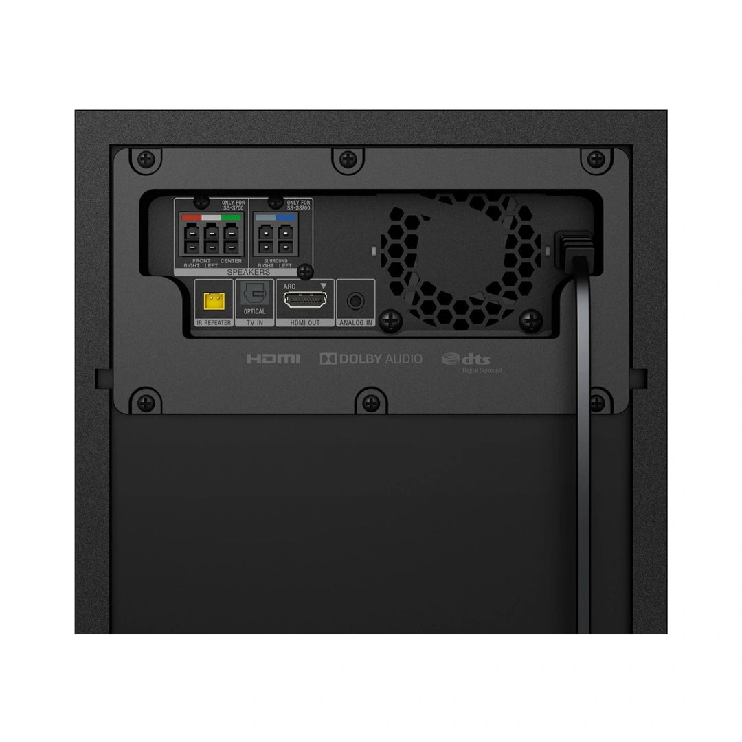 Sony | 5.1ch Dolby Digital Soundbar Home Theatre System | Maximum Output Power 1000 Watts | Wireless Speaker Connectivity