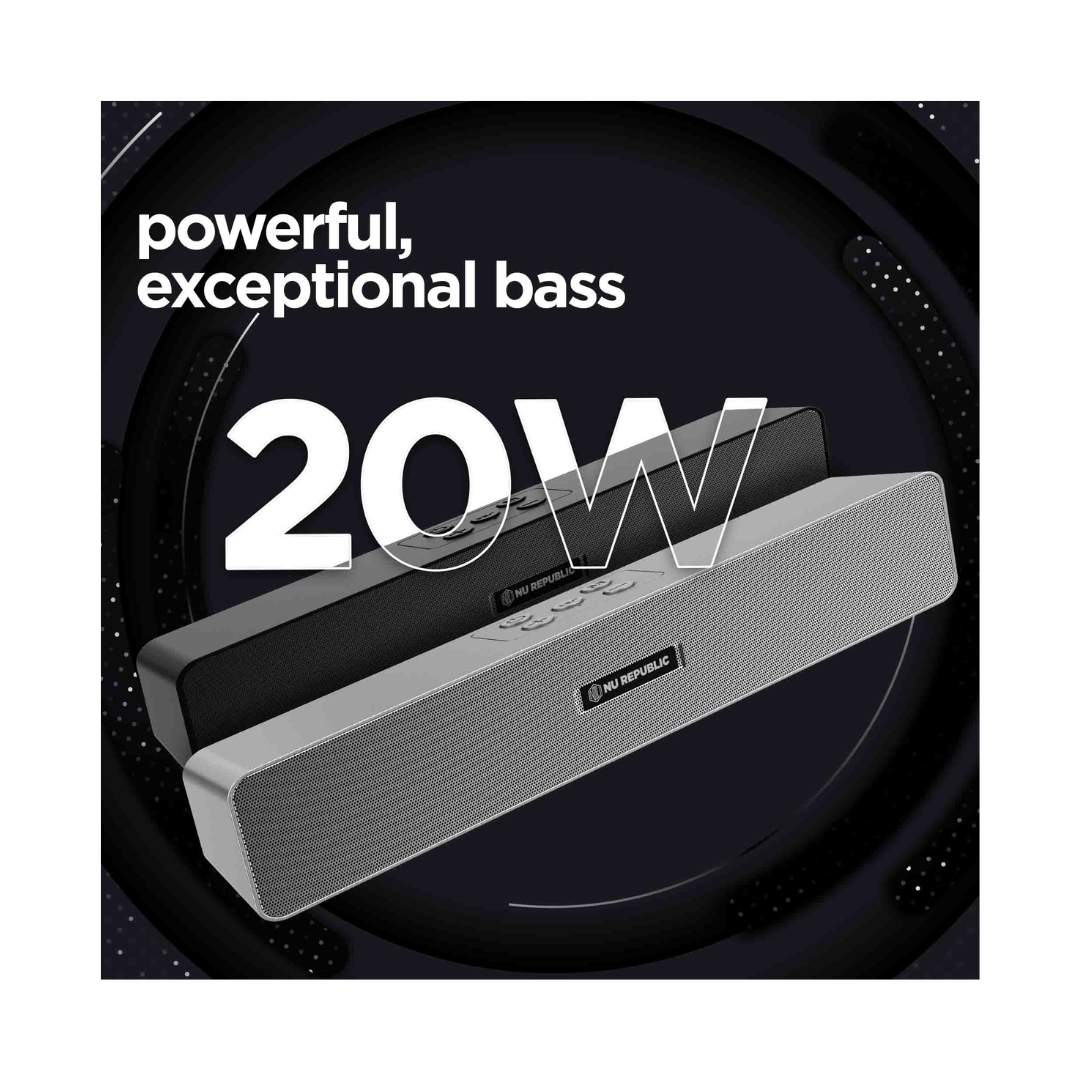 Nu Republic Sound bar 20 - 20W Speaker