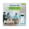 HiCool 45i Room Air Cooler | Remote Control With Timer | Honeycomb Pad | Cool Flow Dispenser For Uniform Cooling |