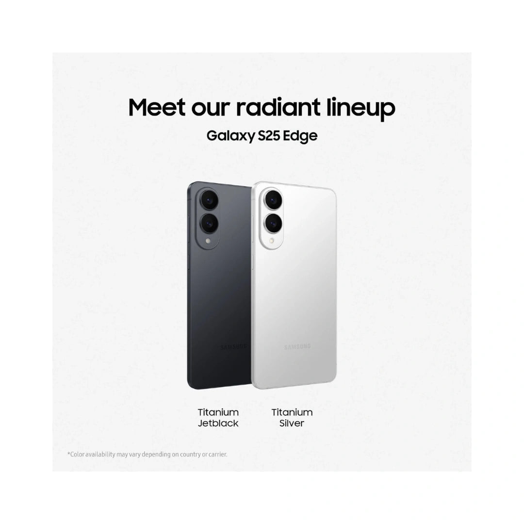 Samsung Galaxy S25 Edge 5G | Ultra-Sleek and Premium with a 200MP Camera | Snapdragon® 8 Elite for Galaxy | 3900mAh Battery