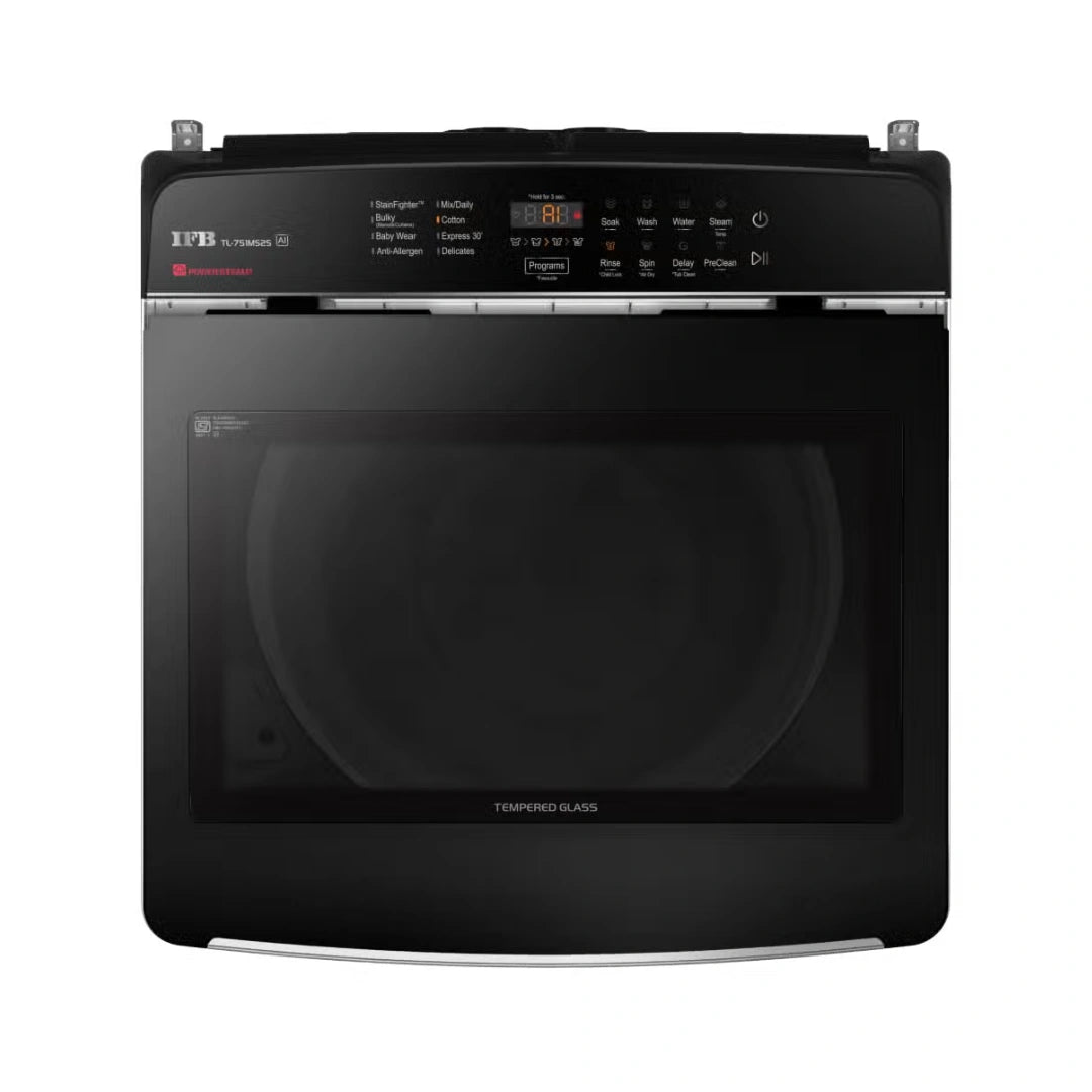 IFB 7.5 kg 5 Star Top Load Washing Machine | Power Steam® | ActivMix® | Powered By AI | Stainless Steel Drum