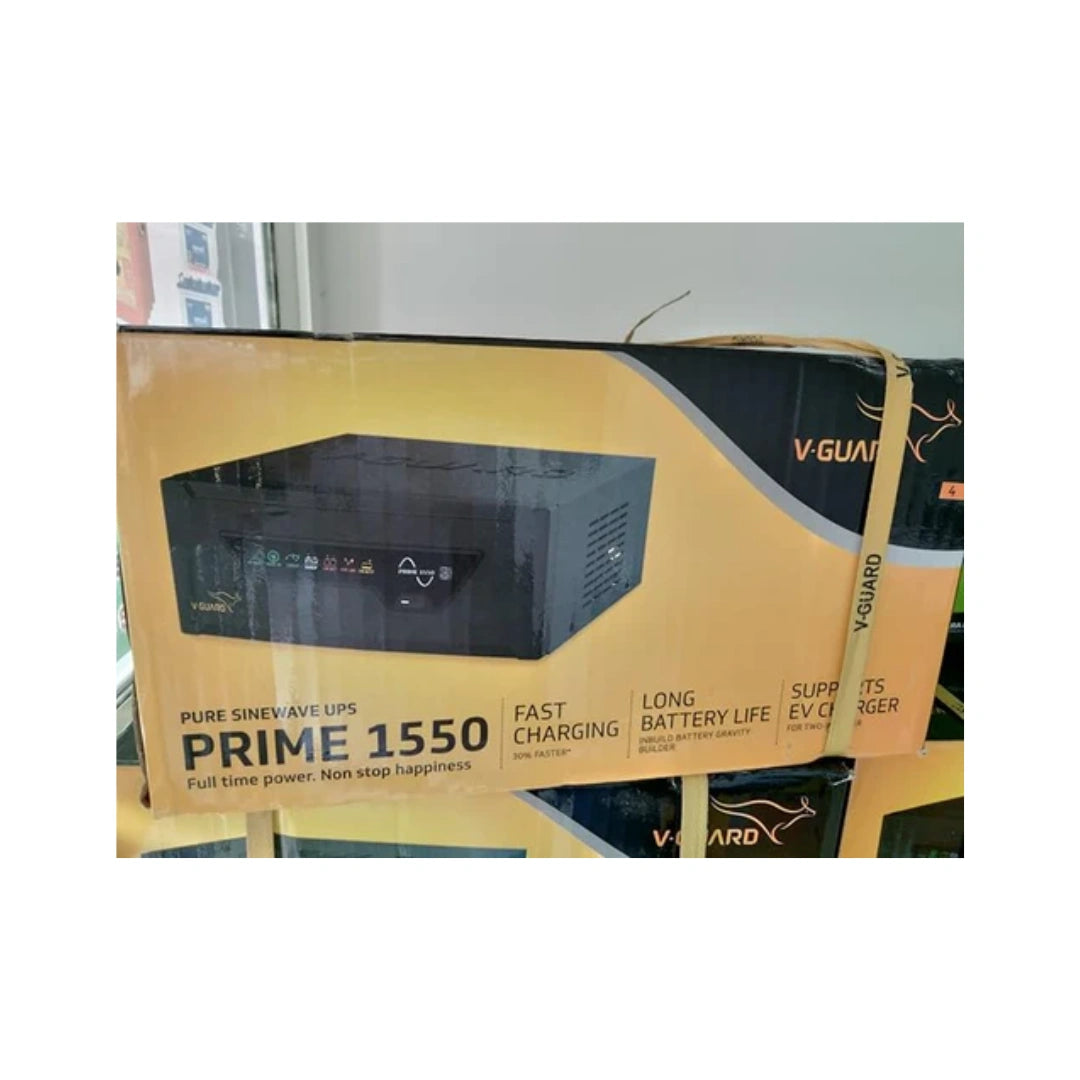 V-Guard Prime 1550 UPS |  Battery Compatibility | User-Friendly Digital Display |  Battery Gravity Builder