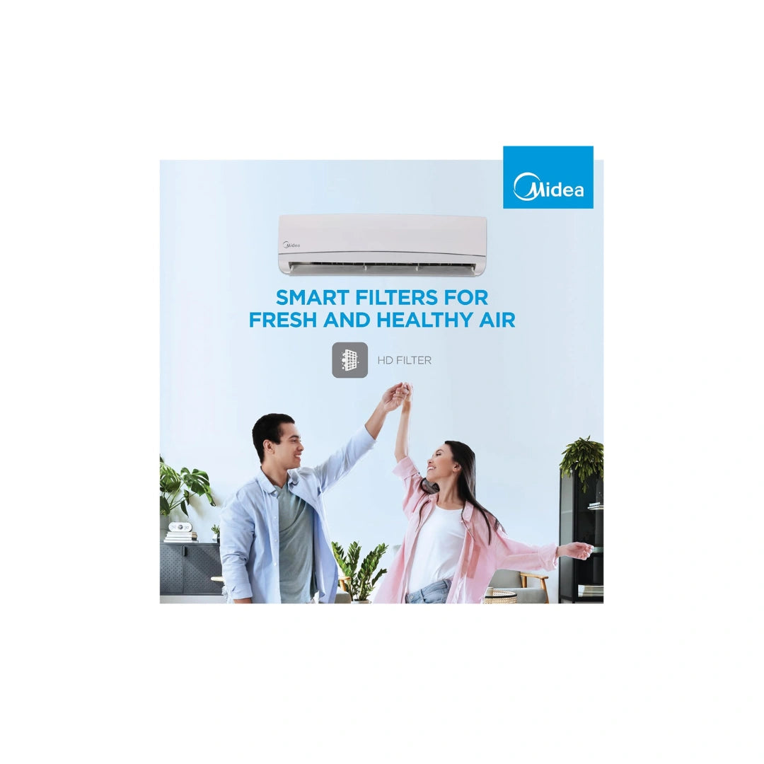 Midea 2 Ton 3-star Inverter Split AC | Smart & Elegant design | Copper Condenser Coil