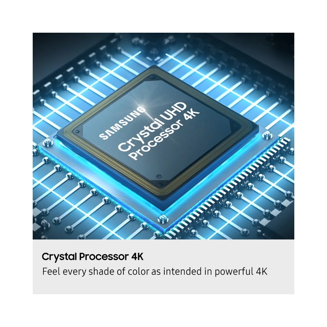 Samsung 43 Inch Crystal 4K UHD Smart TV |  Picture Engine - Crystal Processor 4K |  HDR 10+ | Object Tracking Sound | Game Feature |  Contrast Enhancer